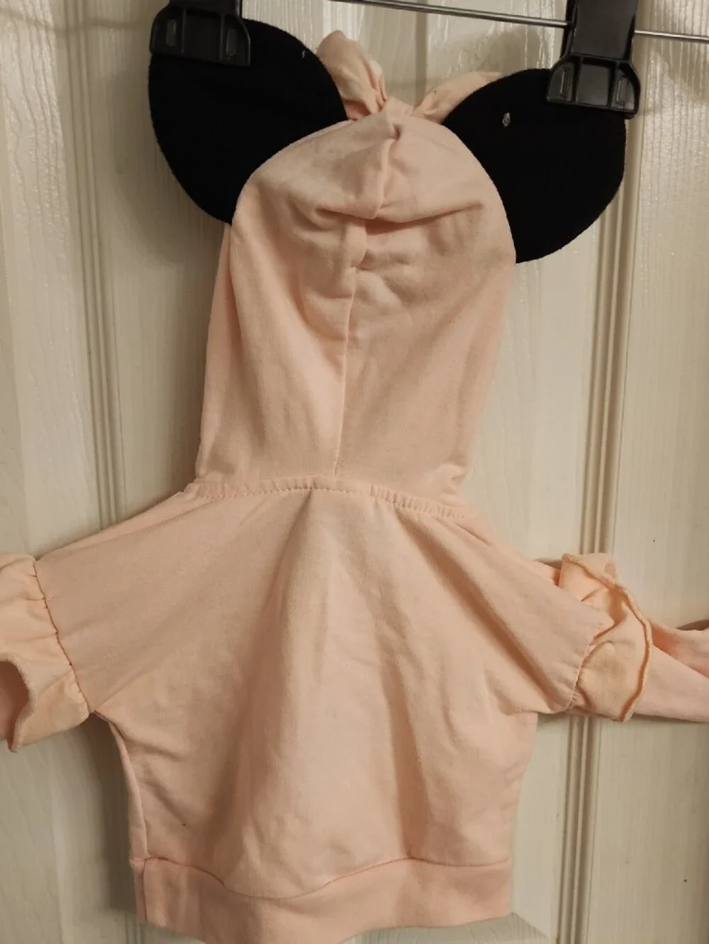 Disney Baby Peach Minnie Mouse Hooded Sweatshirt